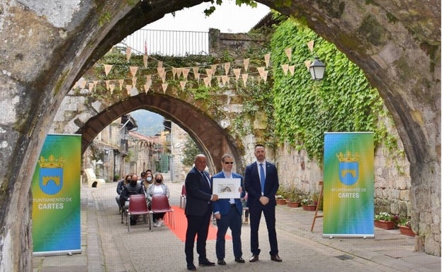 La ONCE califica el Camino Real de Cartes como «maravilla medieval de Cantabria»