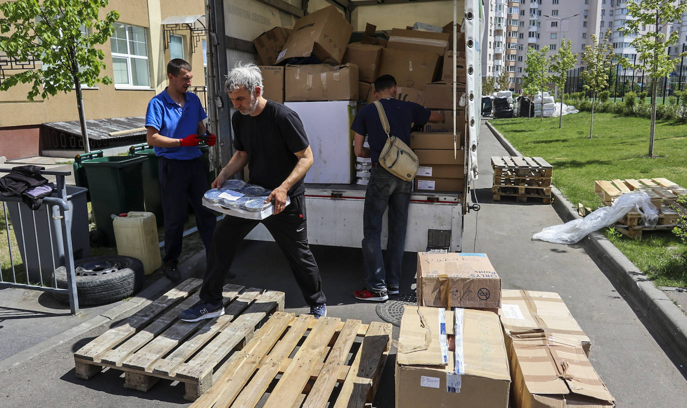 La solidaridad cántabra llega a Bucha