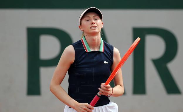 Cristina Bucsa cae en la primera ronda de Roland Garros