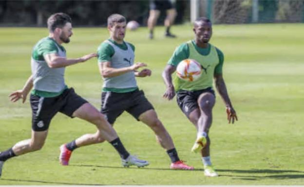 Satrústegui y Mantilla no participan en el entrenamiento