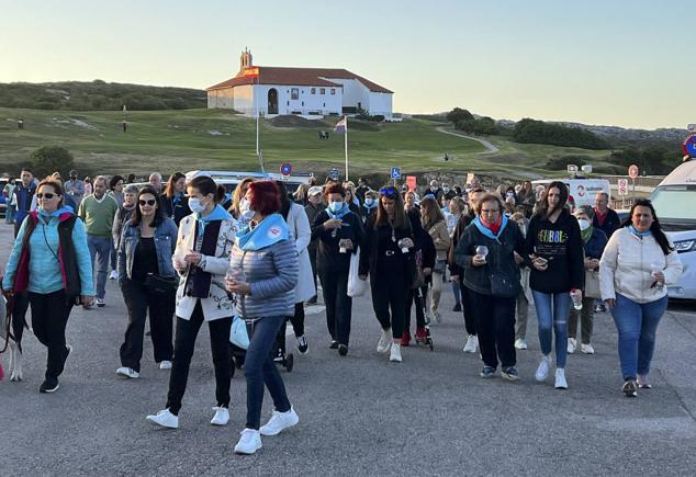 La Virgen del Mar ya está en la parroquia de San Román