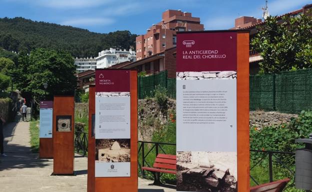 Castro reordena y repone los paneles informativos del paseo del acueducto romano del Chorrillo