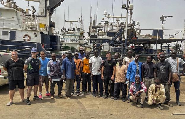 Los pesqueros de Colindres podrán volver a faenar en Senegal tras seis meses de parón