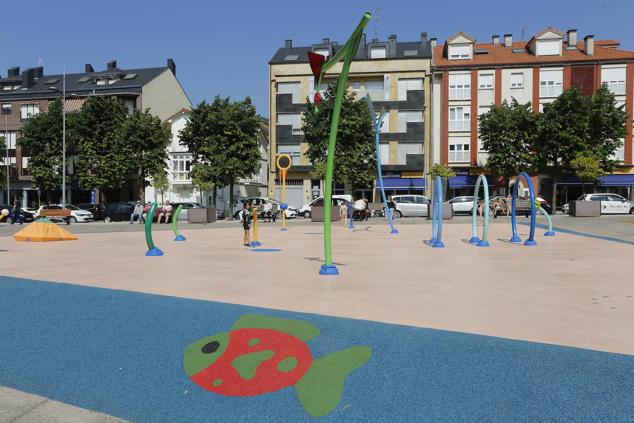 Un parque para jugar con agua en Torrelavega