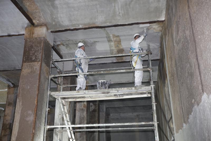 Las tripas del depósito de San Bartolomé