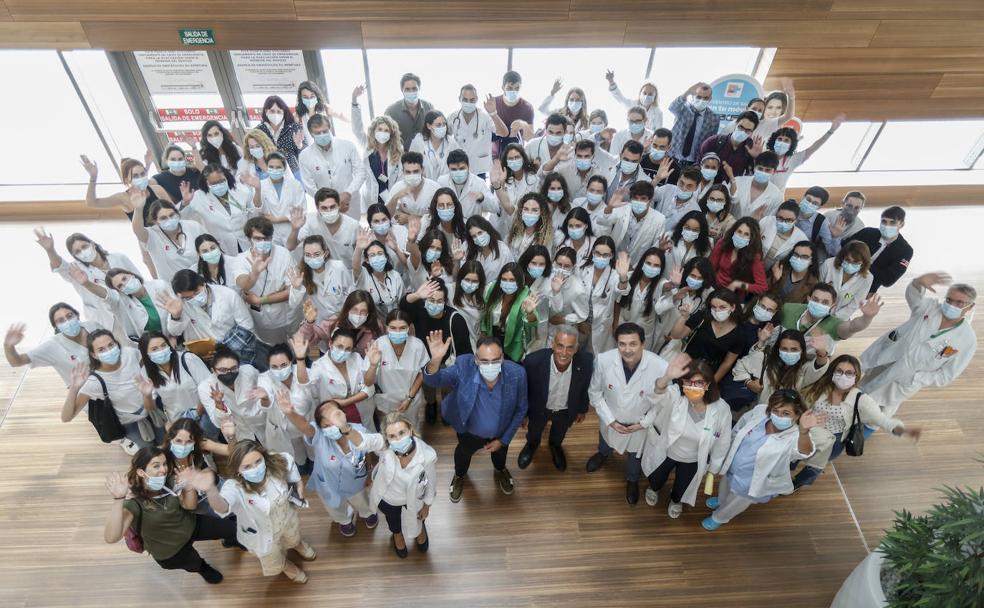 «Es increíble empezar a formarnos en Valdecilla»