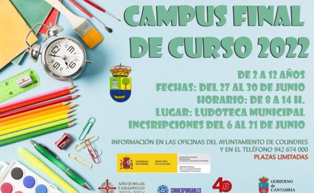 Colindres organiza un campus de fin de curso para la última semana de junio