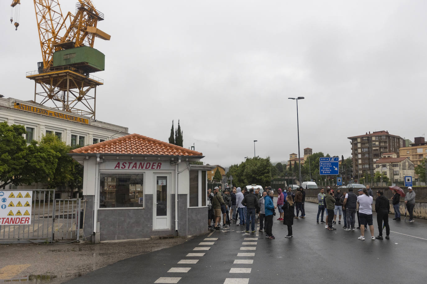 Trabajadores concentrados en Astander y en el Orecla