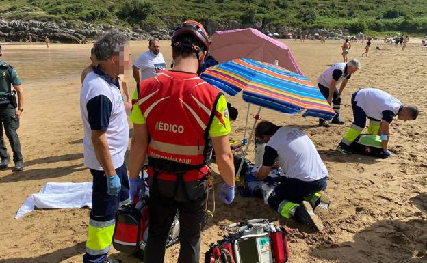 Muere ahogado un hombre de 61 años en la playa de Sonabia de Liendo