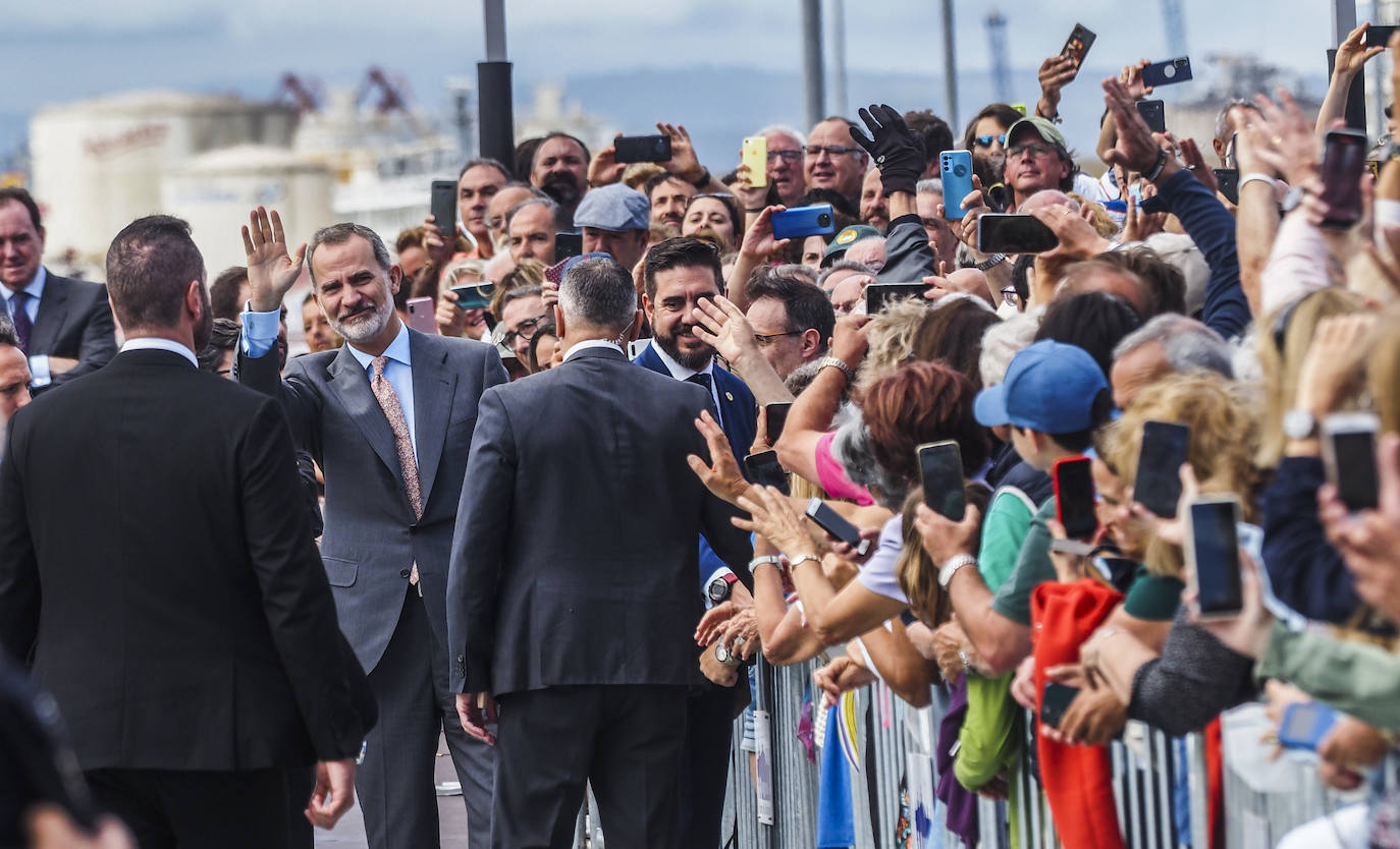 Así ha sido el minuto a minuto de la visita del Rey en Santander