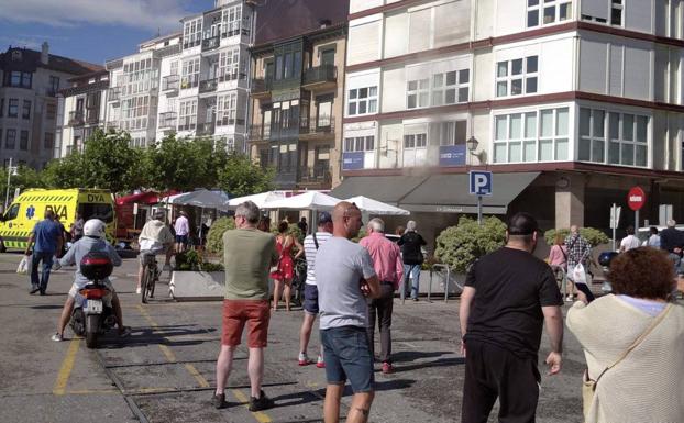 Se incendia un restaurante de La Plazuela en Castro Urdiales