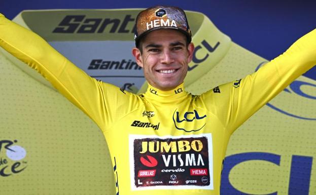 Van Aert vuela de amarillo