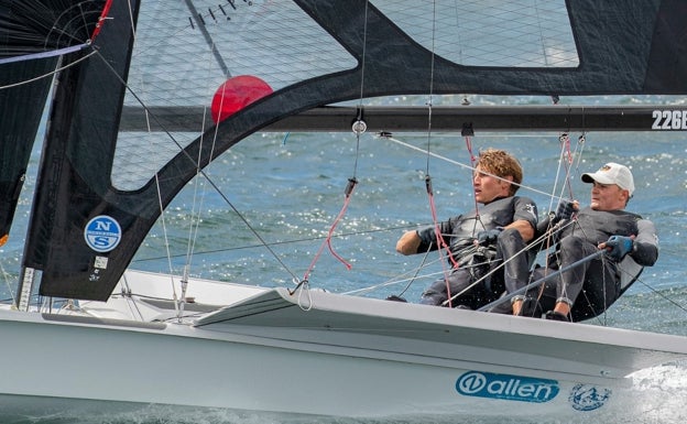 Diego Botín y Florian Trittel, campeones de Europa de 49er