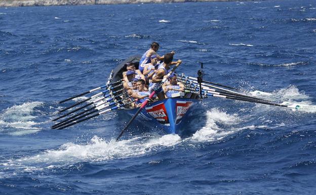 Astillero pierde opciones en la regata de Portugalete