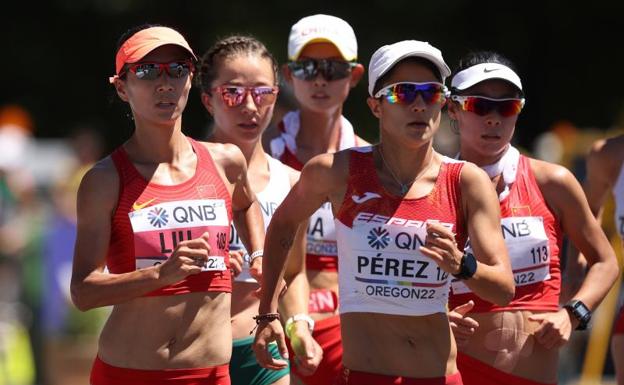 María Pérez sufre un mazazo al ser descalificada en los 20 kilómetros marcha