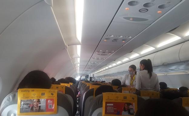 Una gaviota retrasa más de cinco horas la salida del vuelo a Barcelona