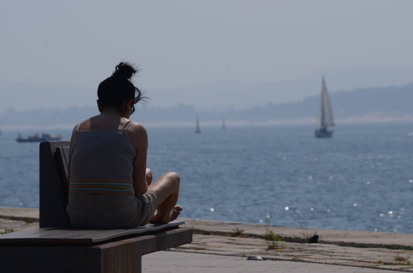 Las mejores imágenes de la ola de calor en Santander