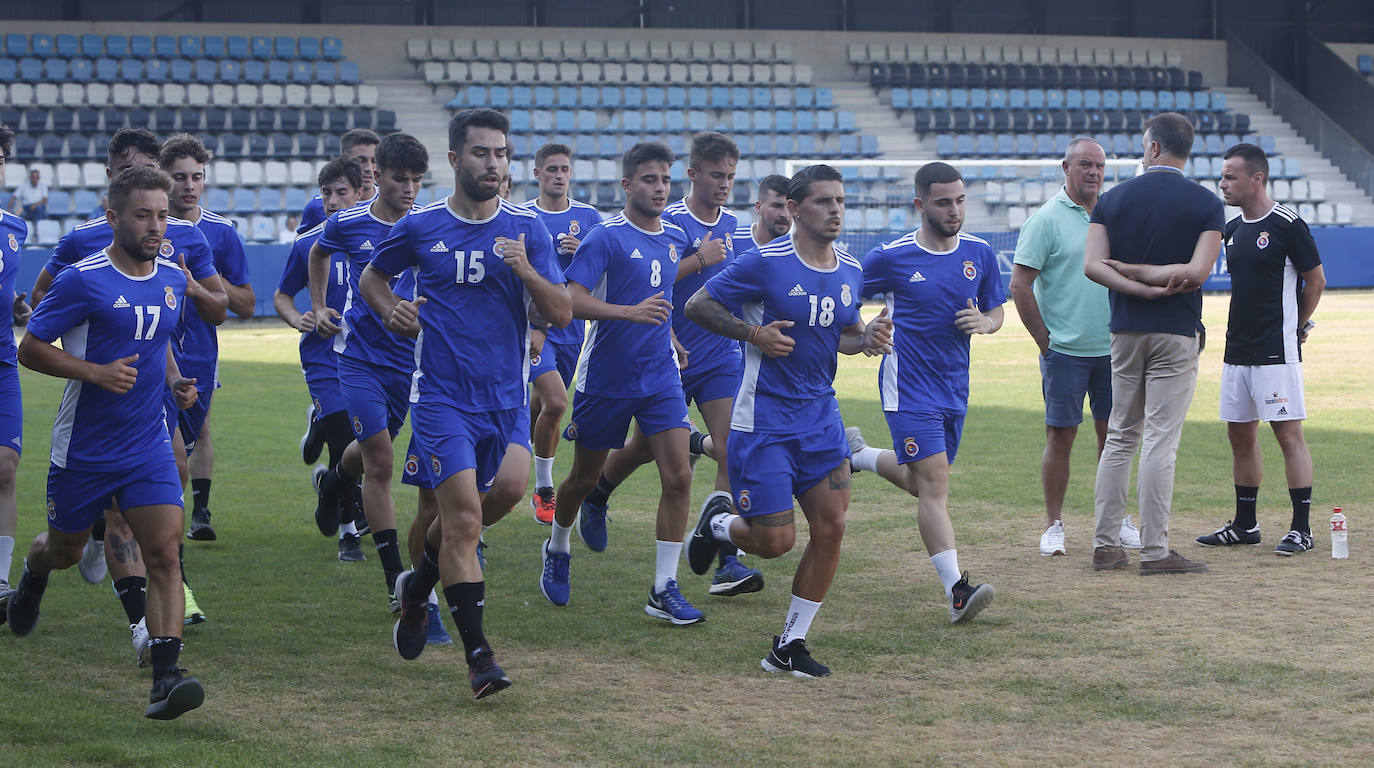 Las mejores imágenes del entrenamiento de la Gimnástica