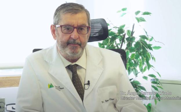 El traumatólogo Ángel Serrano, nuevo director del Hospital Mutua Montañesa de Santander