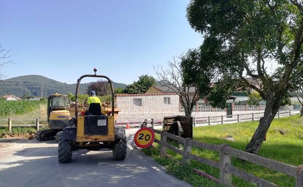 La zona del Rivero de Argoños encara las últimas obras para completar el circuito pavimentado