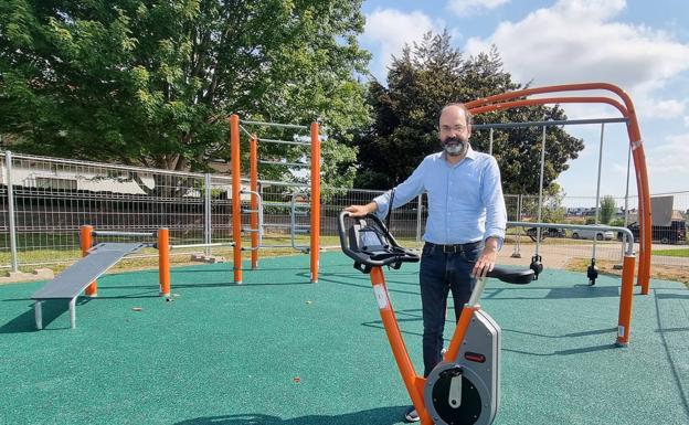 El gimnasio al aire libre de Sierrapando entra en funcionamiento «en unos días»