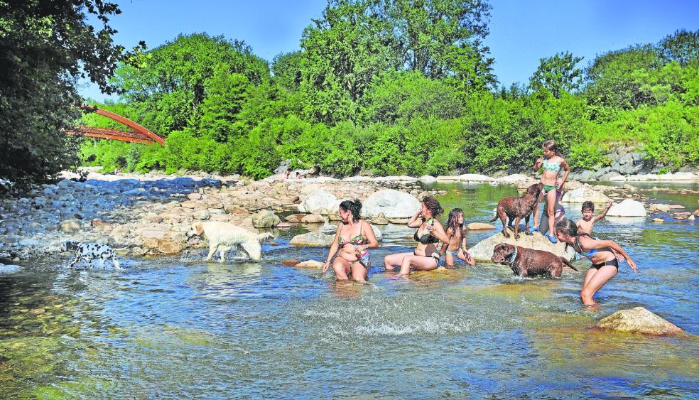 La frescura del río Saja como alternativa