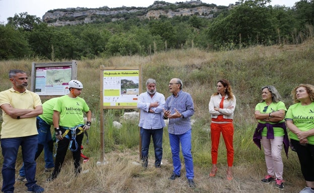 Inaugurada la vía ferrata de Villaescusa de Ebro, en Valderredible