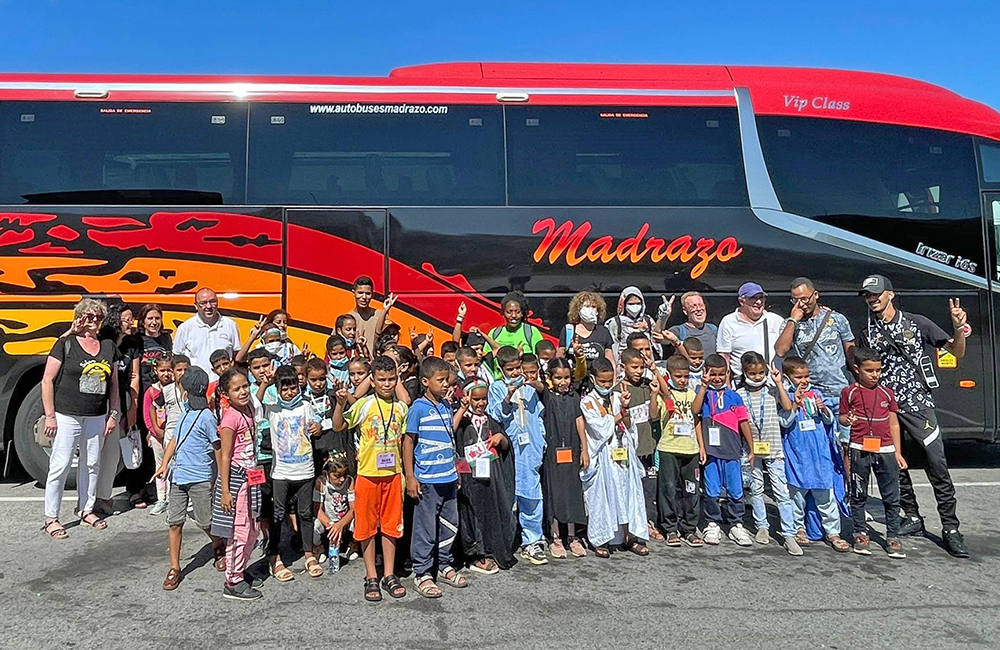 Medio centenar de niños saharauis, de vacaciones en Cantabria