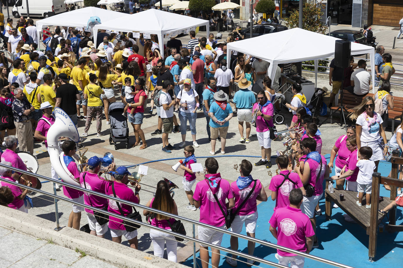 Las peñas disfrutan de la Semana Grande de Santander