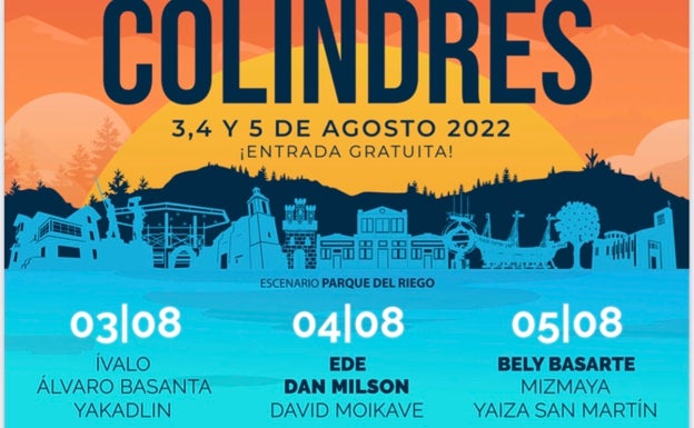 Todo listo para el VIII Sunset Acoustic de Colindres en el Parque del Riego