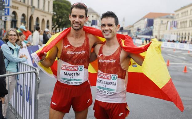 Álvaro Martín logra el oro y Diego García el bronce en los 20 kilómetros marcha