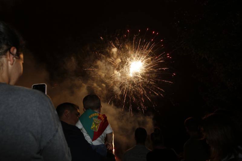 Fuegos artificiales en Torrelavega