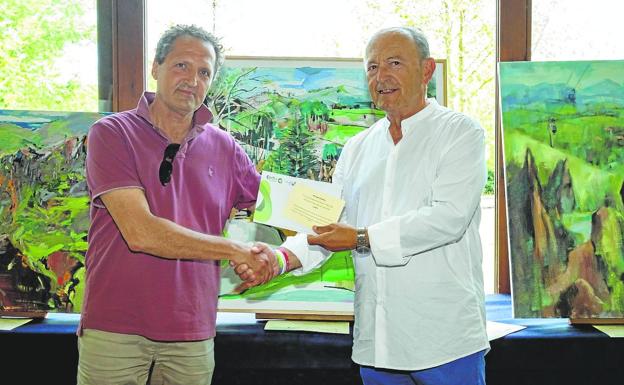 Vicente Soto gana el Concurso de Pintura al Aire Libre de Cabárceno