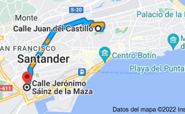 Un conductor drogado y sin carné se fuga marcha atrás y por direcciones prohibidas en el centro de Santander