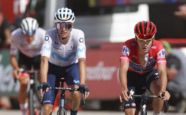 Evenepoel muestra su fortaleza en el Piornal