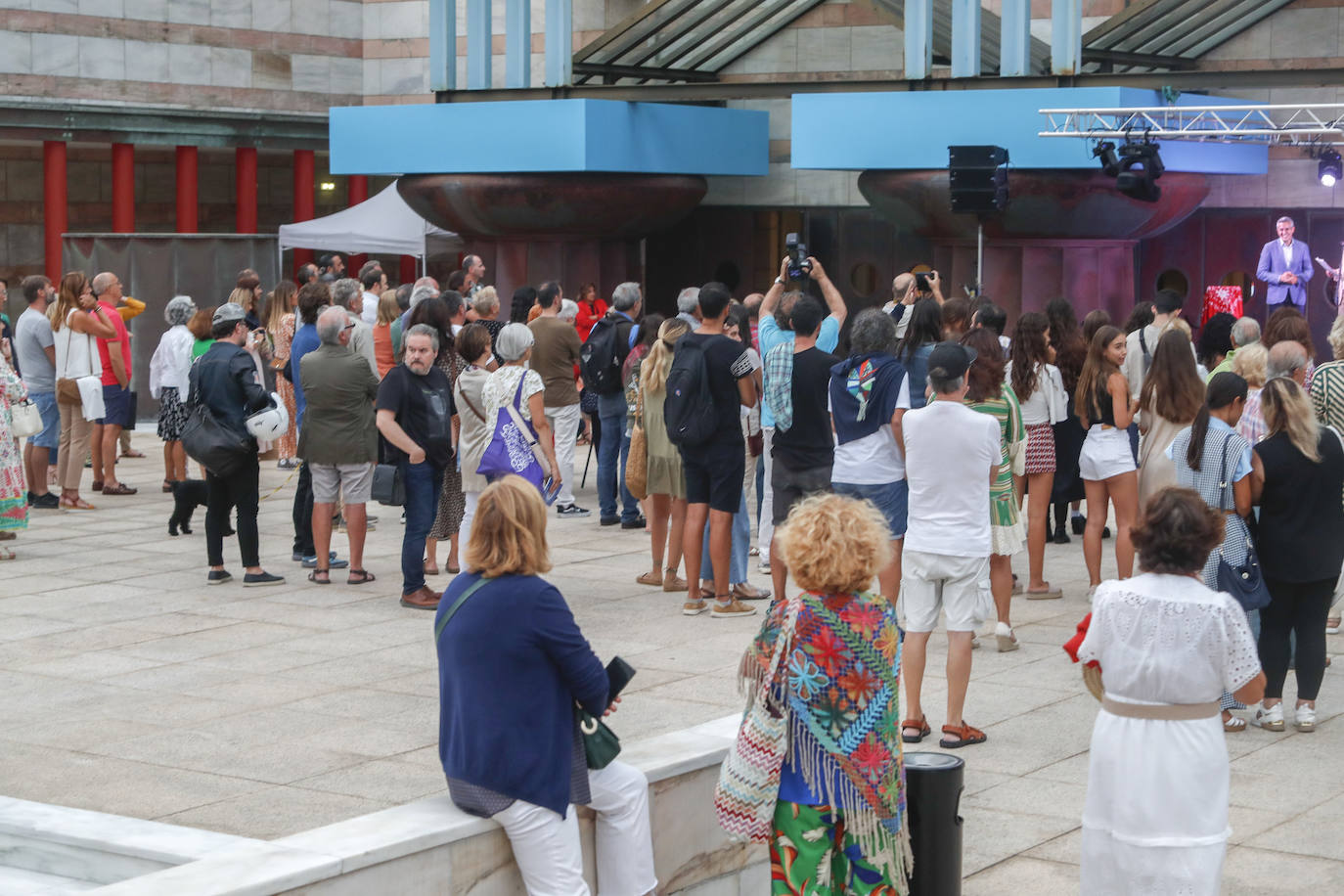 Inauguración de la terraza 'Carmen Amaya' en el Palacio de Festivales