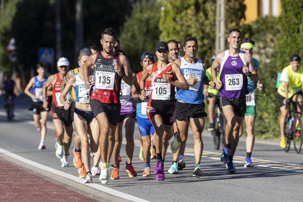 Sigueni y Martín triunfan en la media maratón Bajo Pas