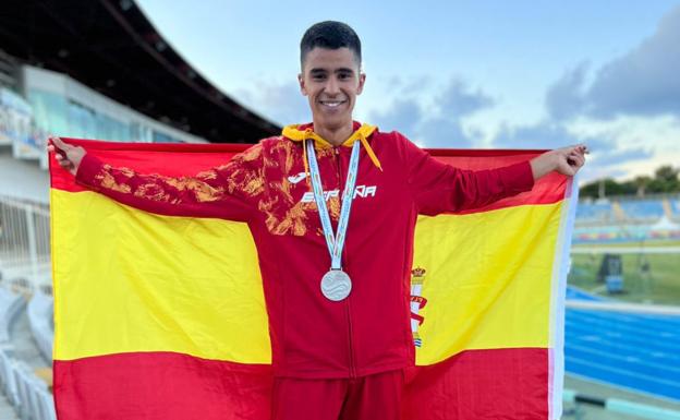 Attaoui (Atletismo Torrelavega), plata en el Campeonato Sub23 Unión Mediterránea