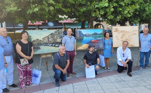 El gallego Manuel Carballeira gana el concurso de pintura rápida de San Vicente