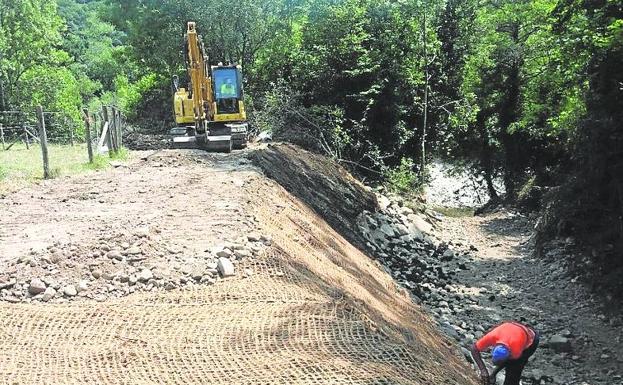 La Confederación repara arroyos afectados por las inundaciones en Corvera