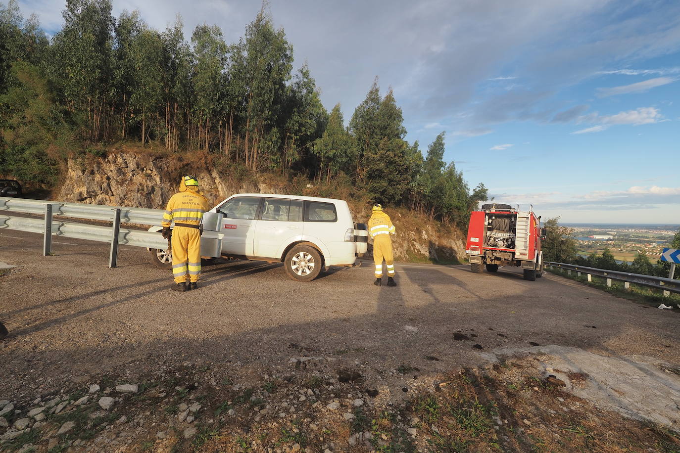 Incendios activos pero contolados en Cantabria