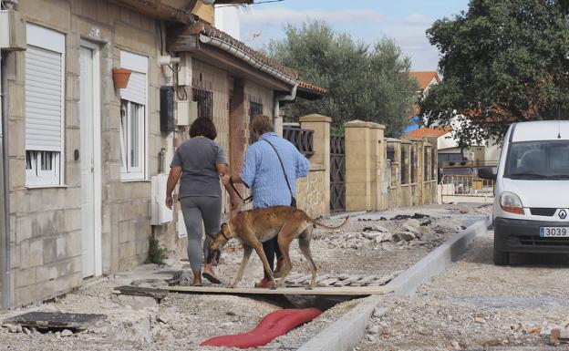 La «falta de seguridad» en unas obras genera protestas en el barrio San Lorenzo