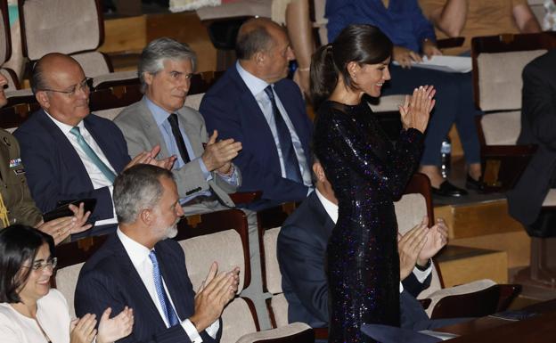 La Orquesta Nacional interpreta por sorpresa el «cumpleaños feliz» a la reina Letizia