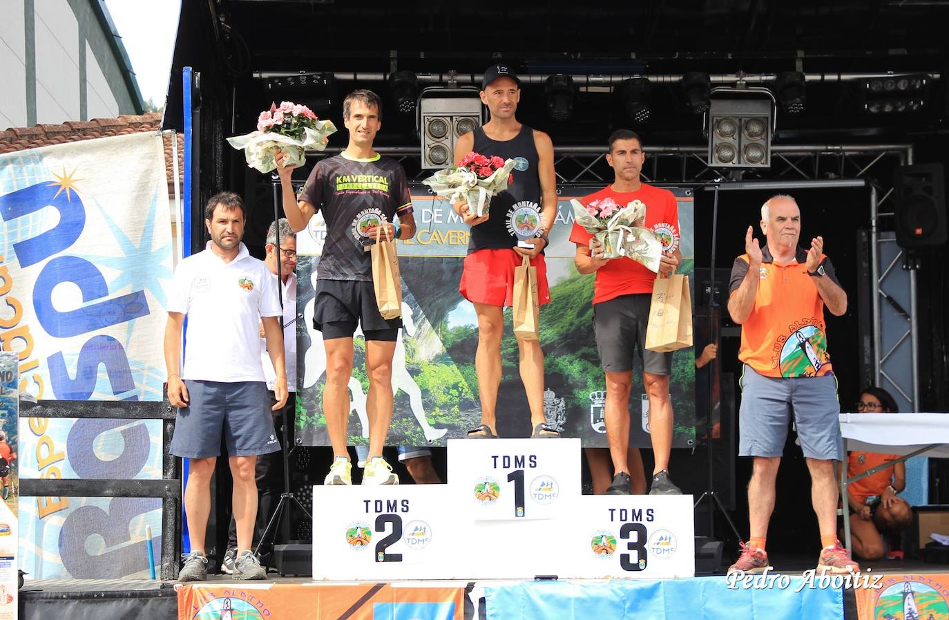 Eladio Sánchez y Zulima Carrión, ganadores del X Trail de Sámano