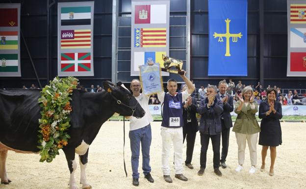 La frisona Llinde Ariel Jordan, Gran Campeona Nacional por tercera vez