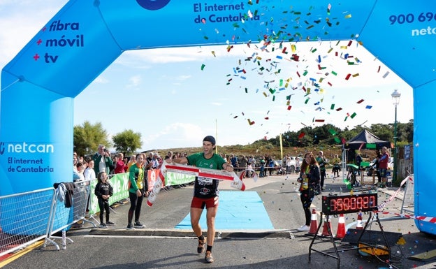 Más de un centenar de corredores desafiaron a la lluvia en el I Brusco Trail de Noja