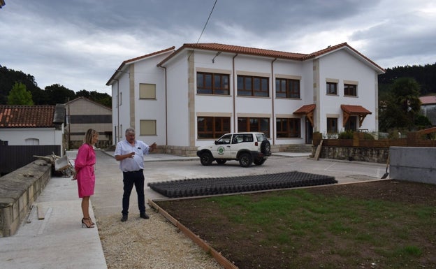 Las obras de la nueva plaza de Quijano llegan a su fase final