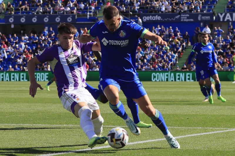 El Valladolid vence en Getafe y sale del descenso