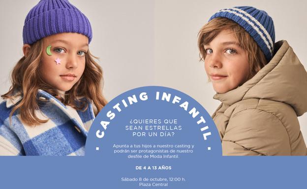 Casting infantil para ser estrella por un día en El Corte Inglés de Santander