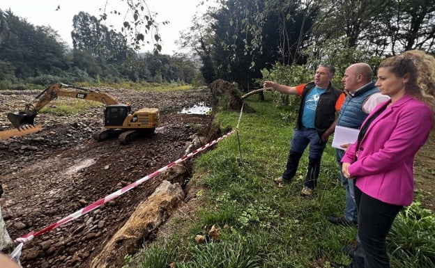 La Confederación Hidrográfica inicia la estabilización de la margen izquierda del Besaya en Cartes